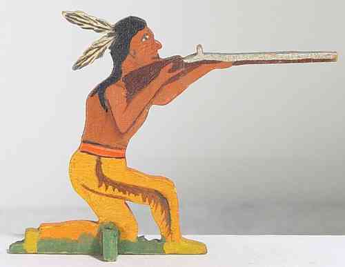 Indian Kneeling Firing Rifle