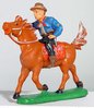 Fischer Cowboy on Horseback Firing Revolver