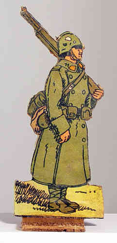 Soldier in Winter Coat