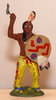 Plastinol Indianer mit Tomahawk und Schild