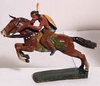 Elastolin Indian on Horseback Firing Rifle